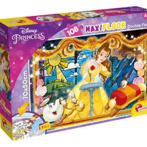 Disney puzzle df maxi floor 108 bella e la bestia - DISNEY PRINCESS, LISCIANI