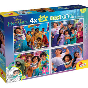 Disney puzzle maxifloor 4 x 48 encanto - DISNEY PRINCESS, LISCIANI