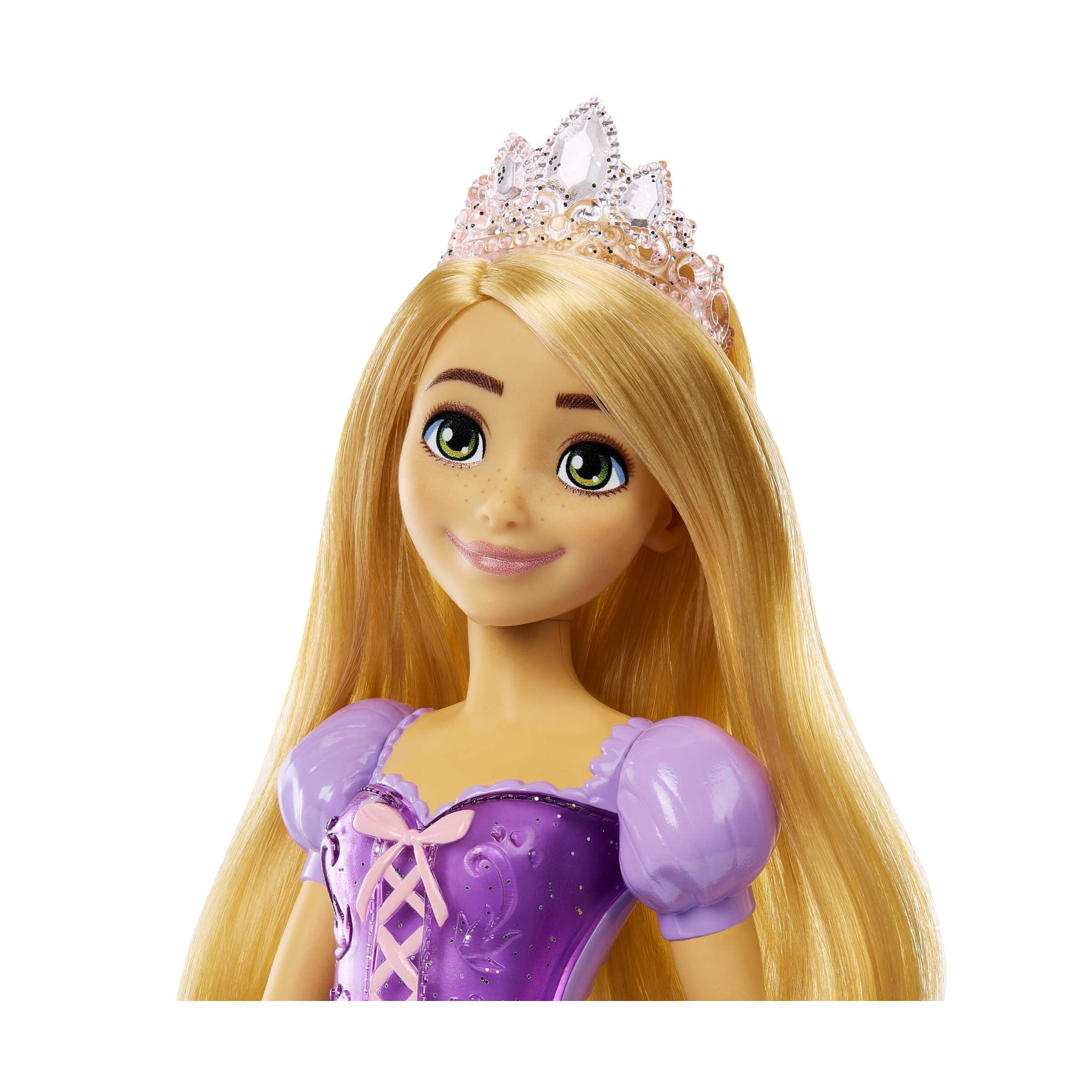 Disney princess - rapunzel bambola snodata, vestita alla moda con capi e accessori scintillanti ispirati al film disney, giocattolo per bambini, 3+ anni, hlw03 - DISNEY PRINCESS