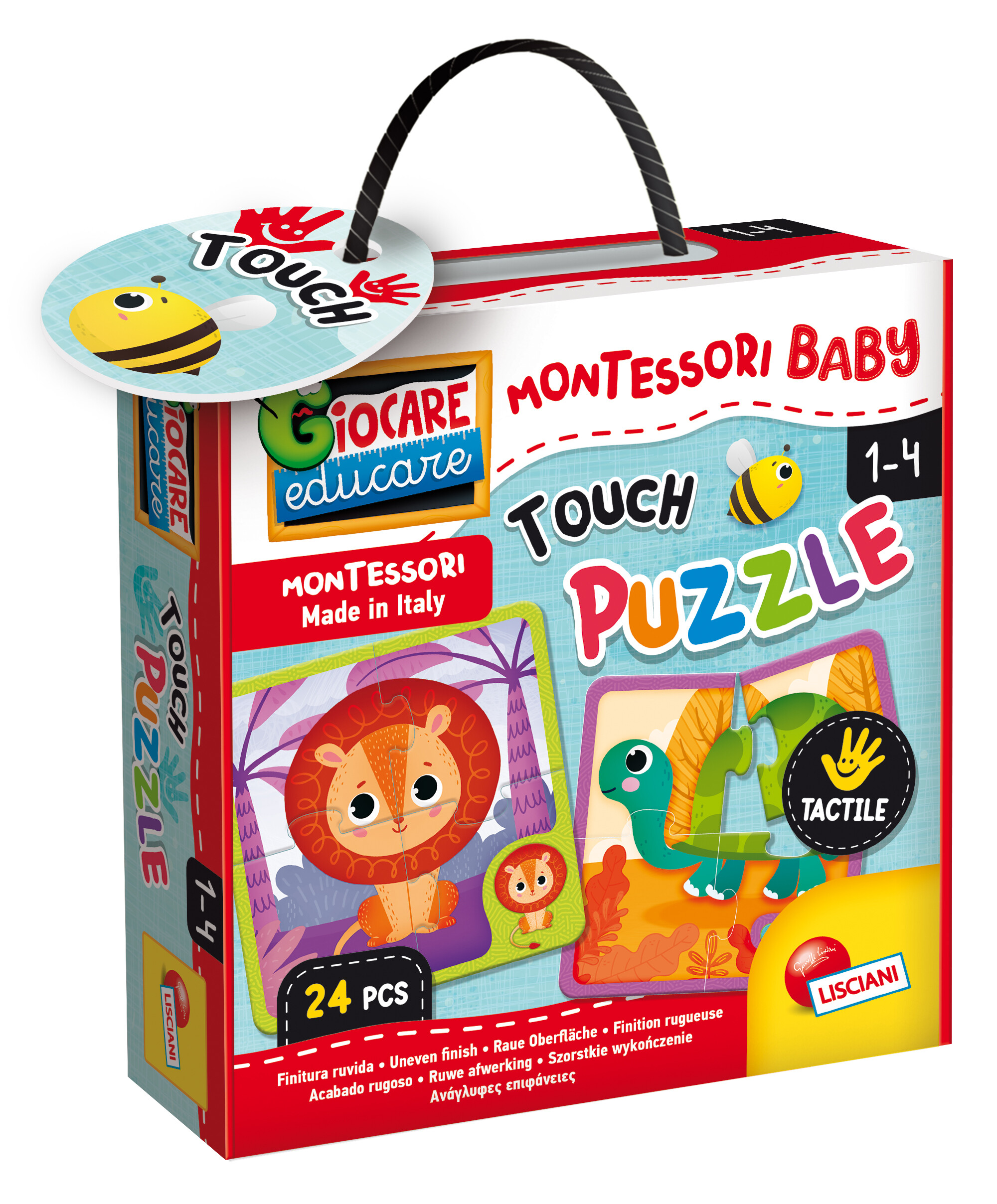 Montessori baby touch puzzle - LISCIANI