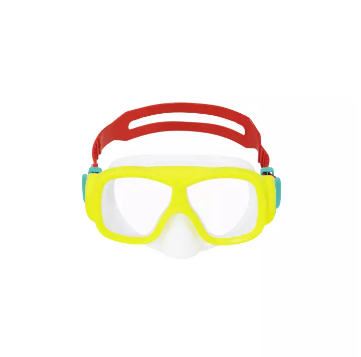 Maschera aquanaut, 7-14 anni, 3 colori assortiti,  in silicone con lenti in policarbonato protezione uv - Bestway