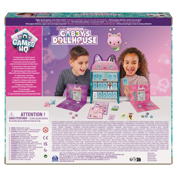Gabby's dollhouse | 8 giochi in scatola riuniti in 1 confezione - GABBY'S DOLLHOUSE
