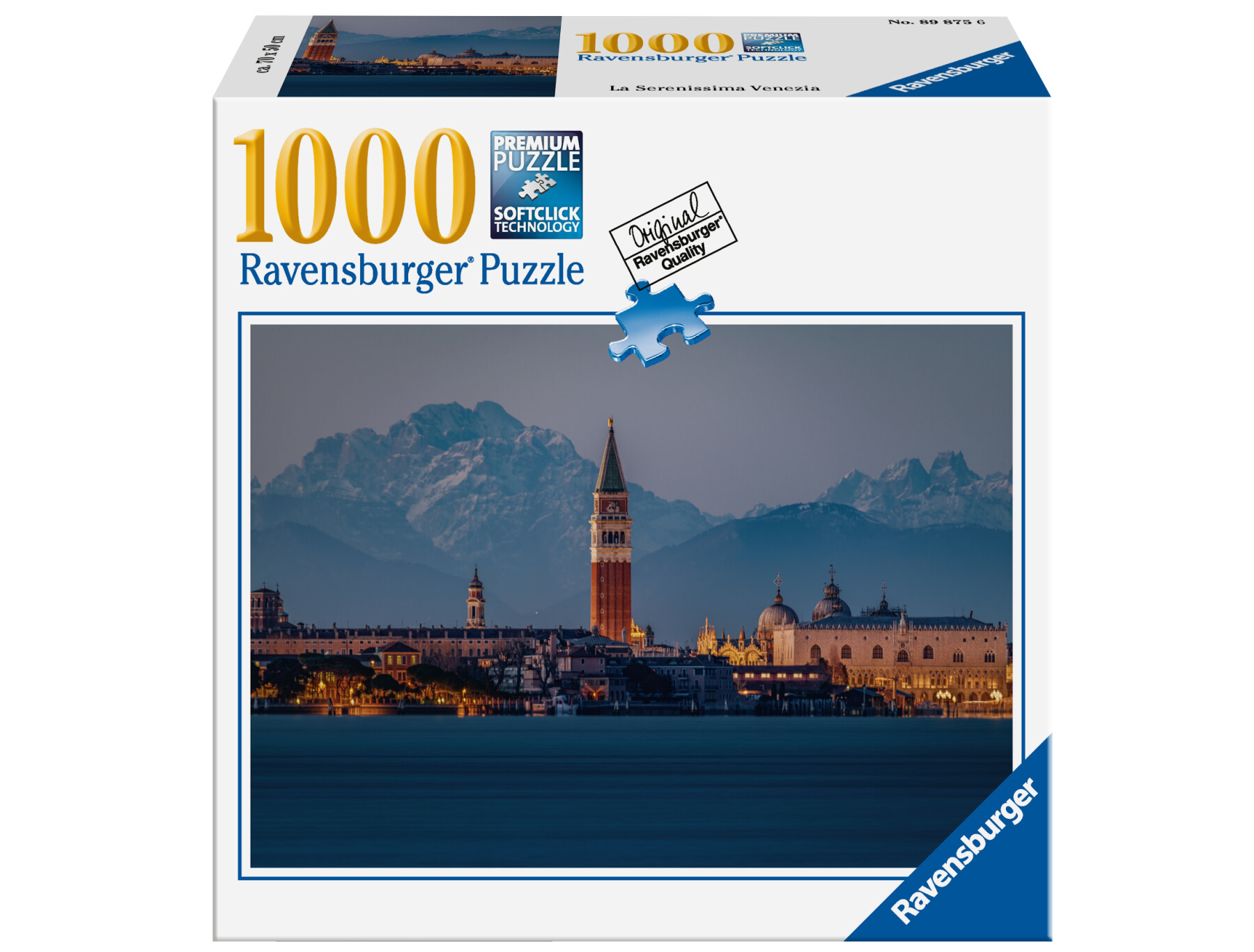 Ravensburger - puzzle venezia, collezione meraviglie italiane, 1000 pezzi, puzzle adulti - RAVENSBURGER