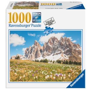 Ravensburger - puzzle dolomiti, collezione meraviglie italiane, 1000 pezzi, puzzle adulti - RAVENSBURGER