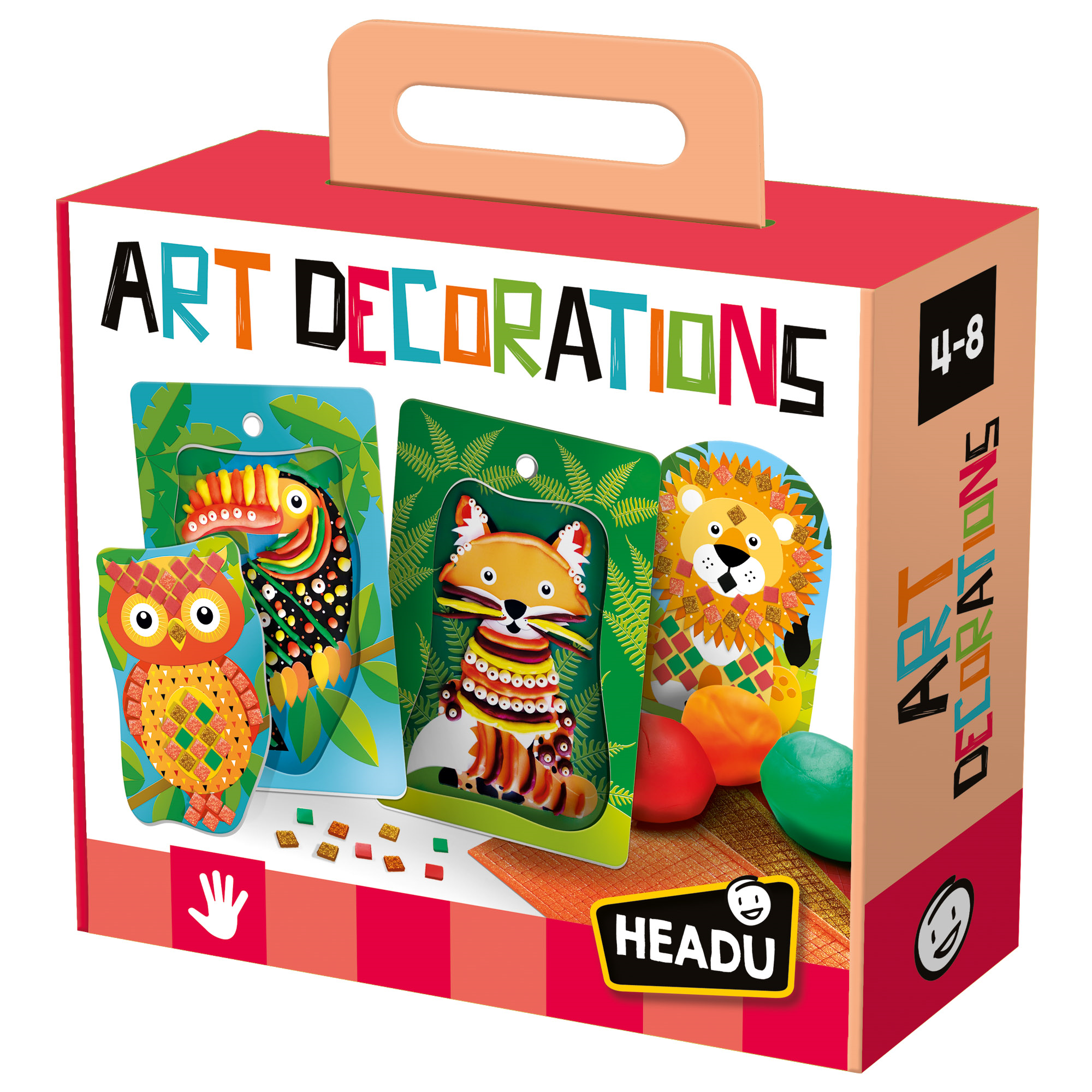Art decorations. tecniche di manualità creativa. handmade creations.  4-8 anni - HEADU