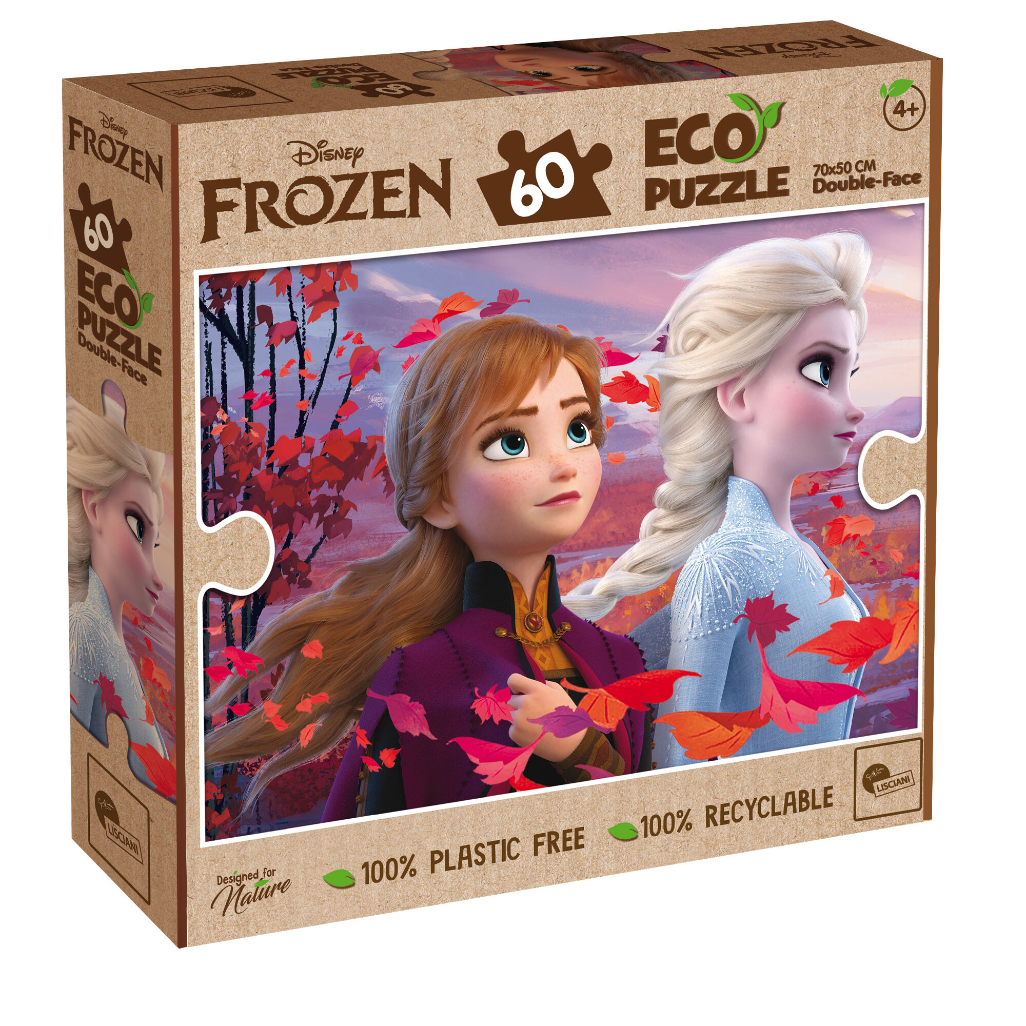 Disney eco-puzzle df frozen 60                                                                              . - DISNEY PRINCESS, LISCIANI, Frozen