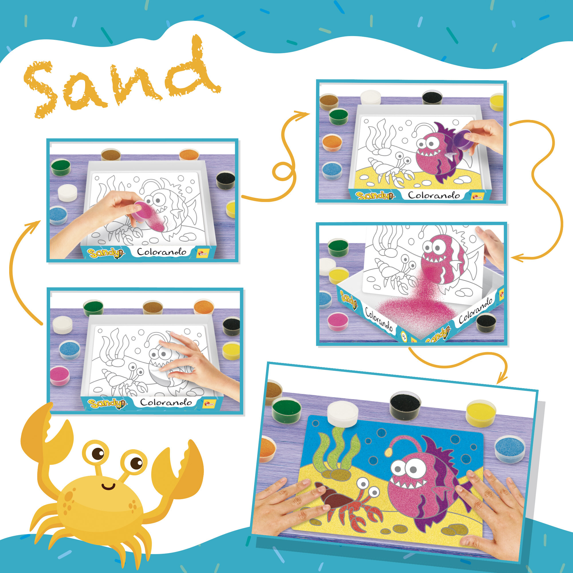 Sandy colorando - sand - LISCIANI