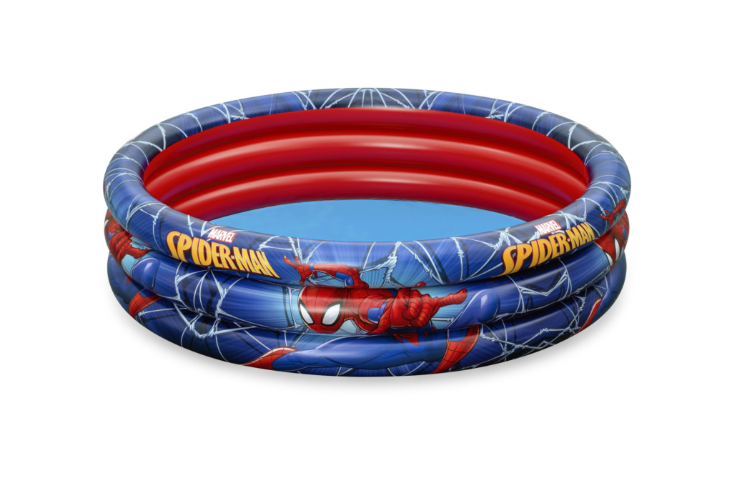 Piscina 3 anelli marvel spider-man, cm. 122x30 - Toys Center