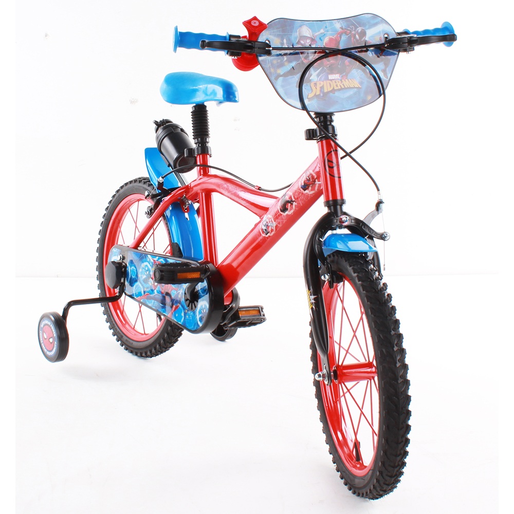 Bicicletta in metallo da 14 pollici di spiderman - adatta per bambini di 3-4 anni - Avengers, Spiderman