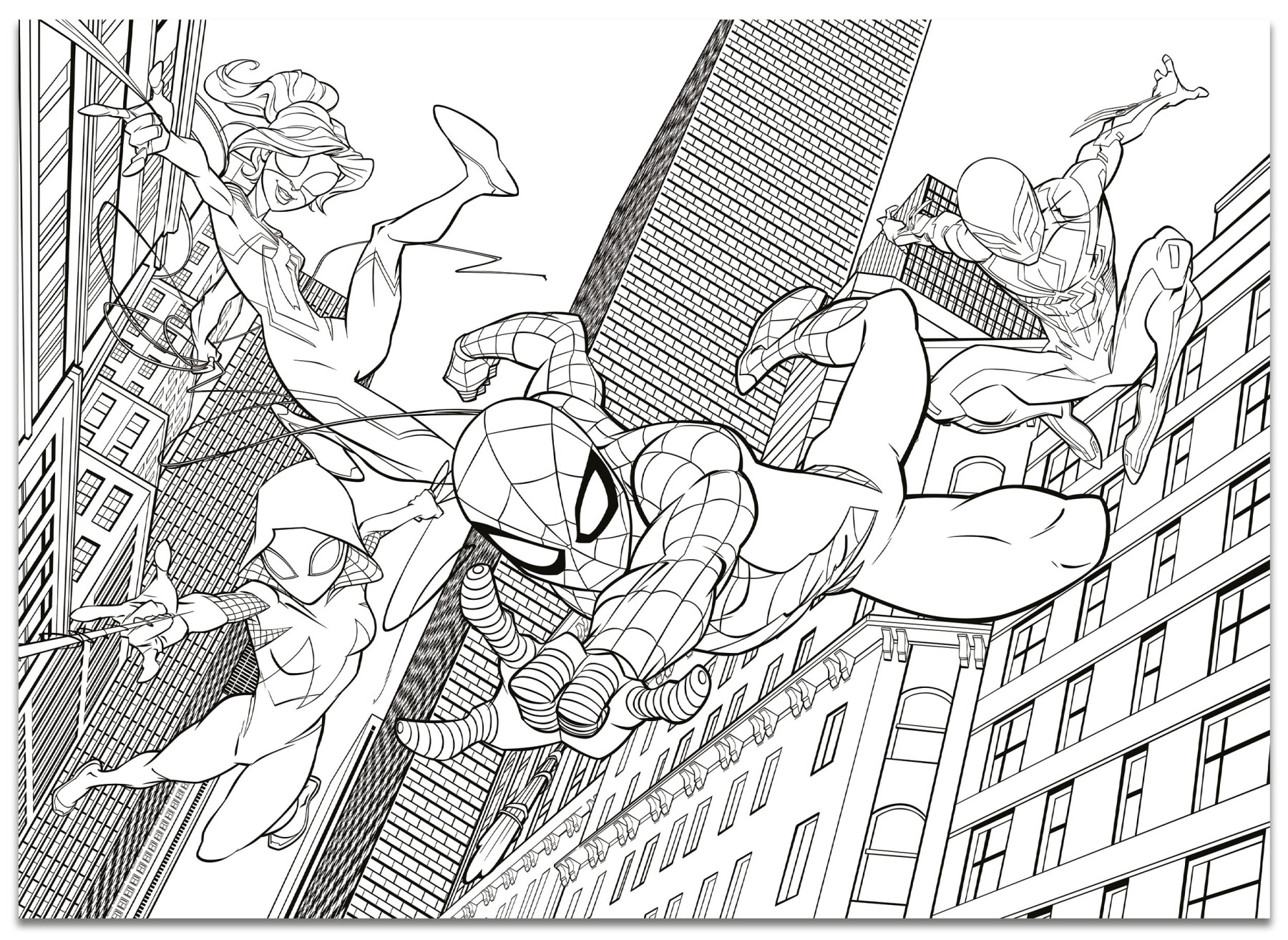 Marvel puzzle maxifloor 4 x 48  spiderman - LISCIANI, Avengers, Spiderman