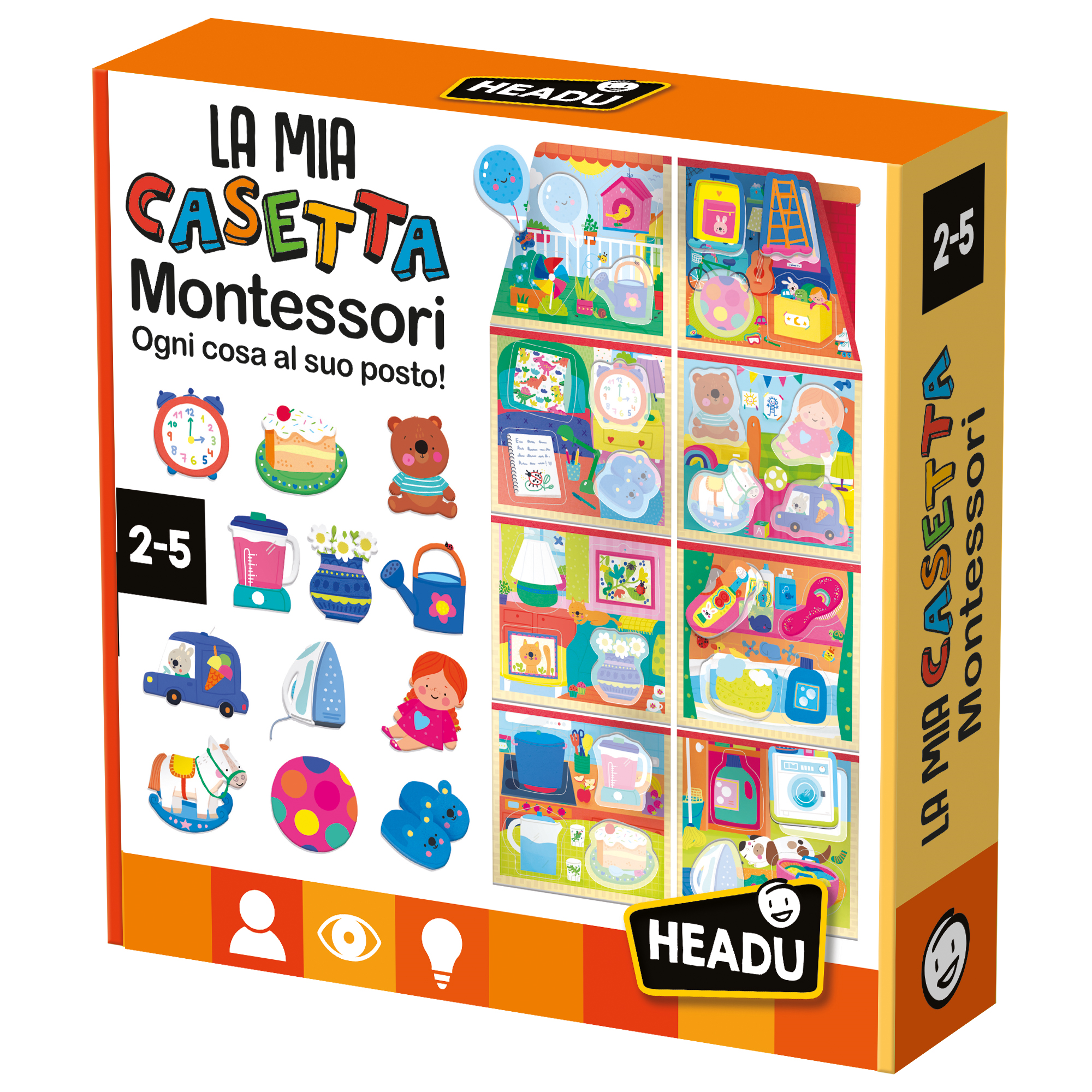 La mia casetta montessori. ogni cosa al suo posto! montessori. 2-5 anni - HEADU