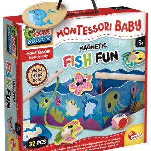 Montessori baby legno magnetic fish fun - LISCIANI