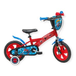 Bicicletta in metallo da 12 pollici di spiderman - adatta per bambini di 2-3 anni - Avengers, MARVEL, Spiderman