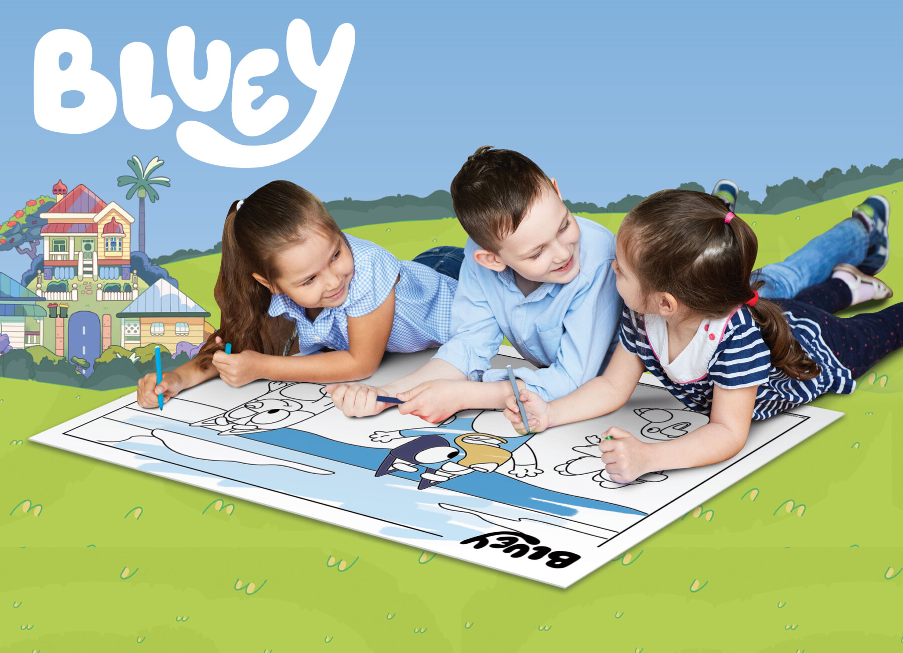 Bluey puzzle maxifloor 4 x 48 - 4302, LISCIANI