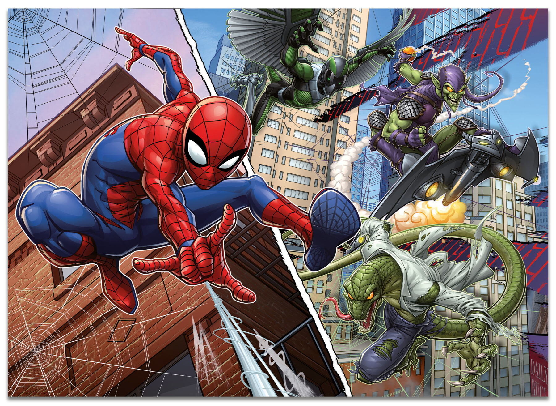 Marvel puzzle maxifloor 4 x 48  spiderman - LISCIANI, Avengers, Spiderman