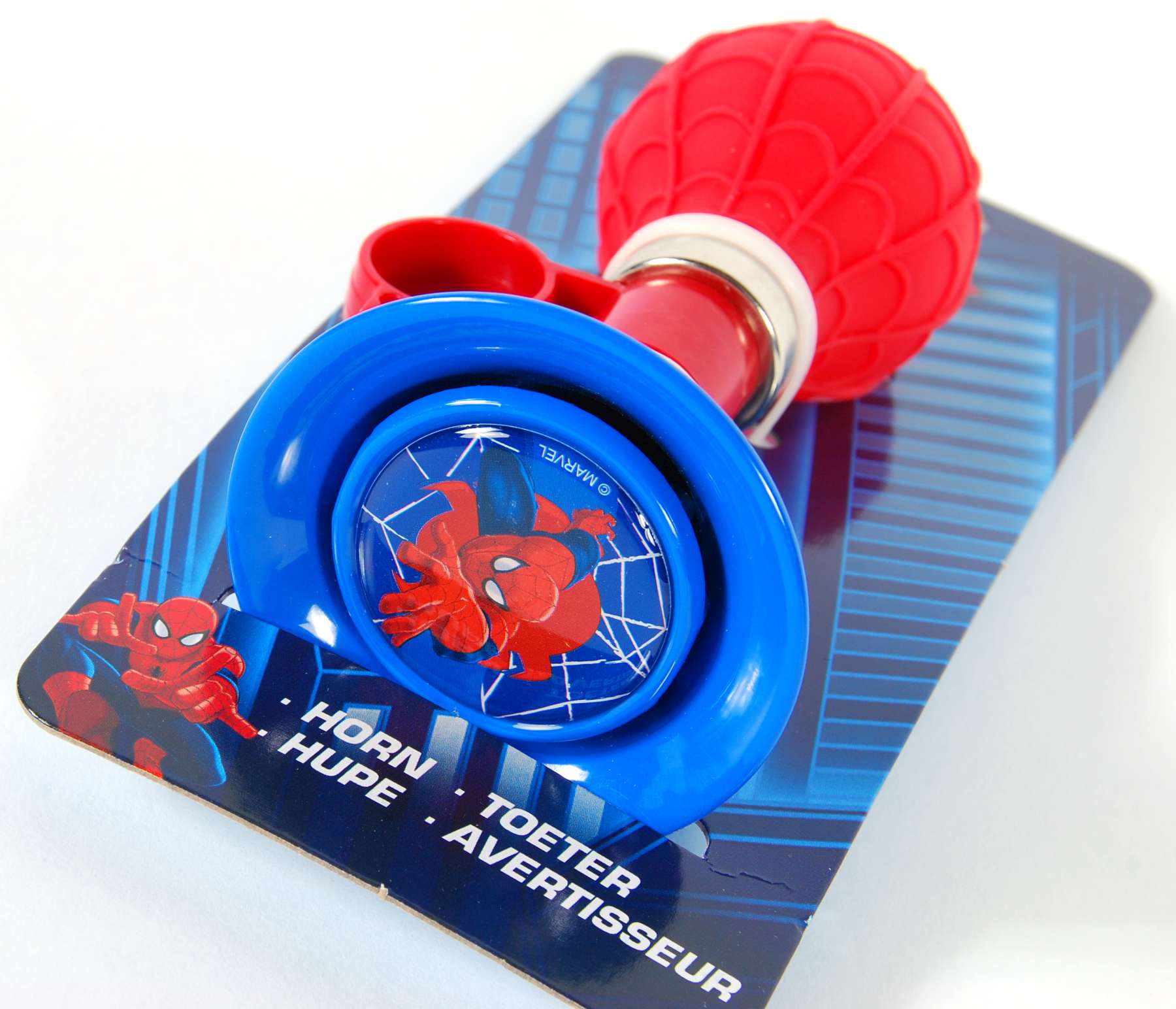 Trombetta per bicicletta da bambini licenza spiderman - Avengers, Spiderman