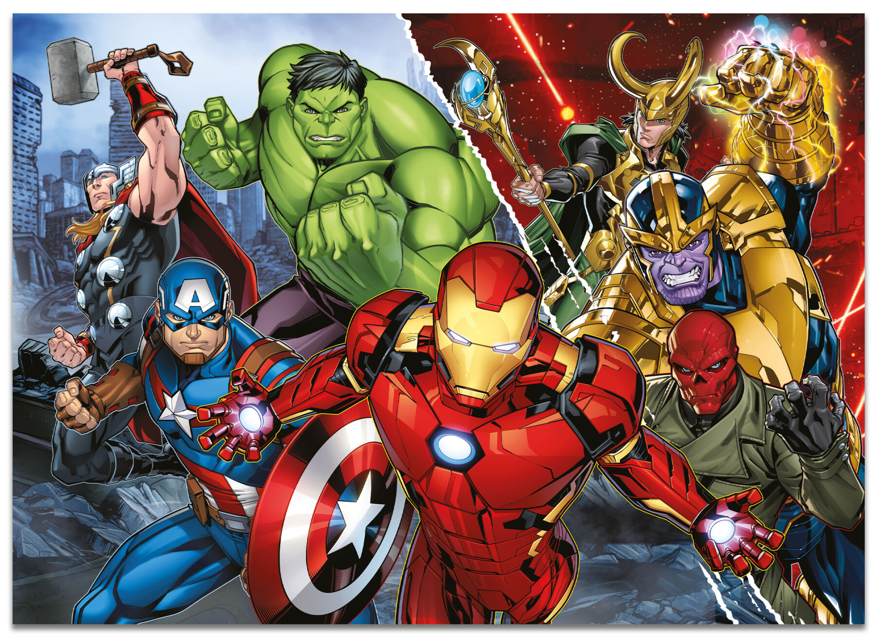Marvel puzzle df  maxi floor 108 avengers - LISCIANI, Avengers