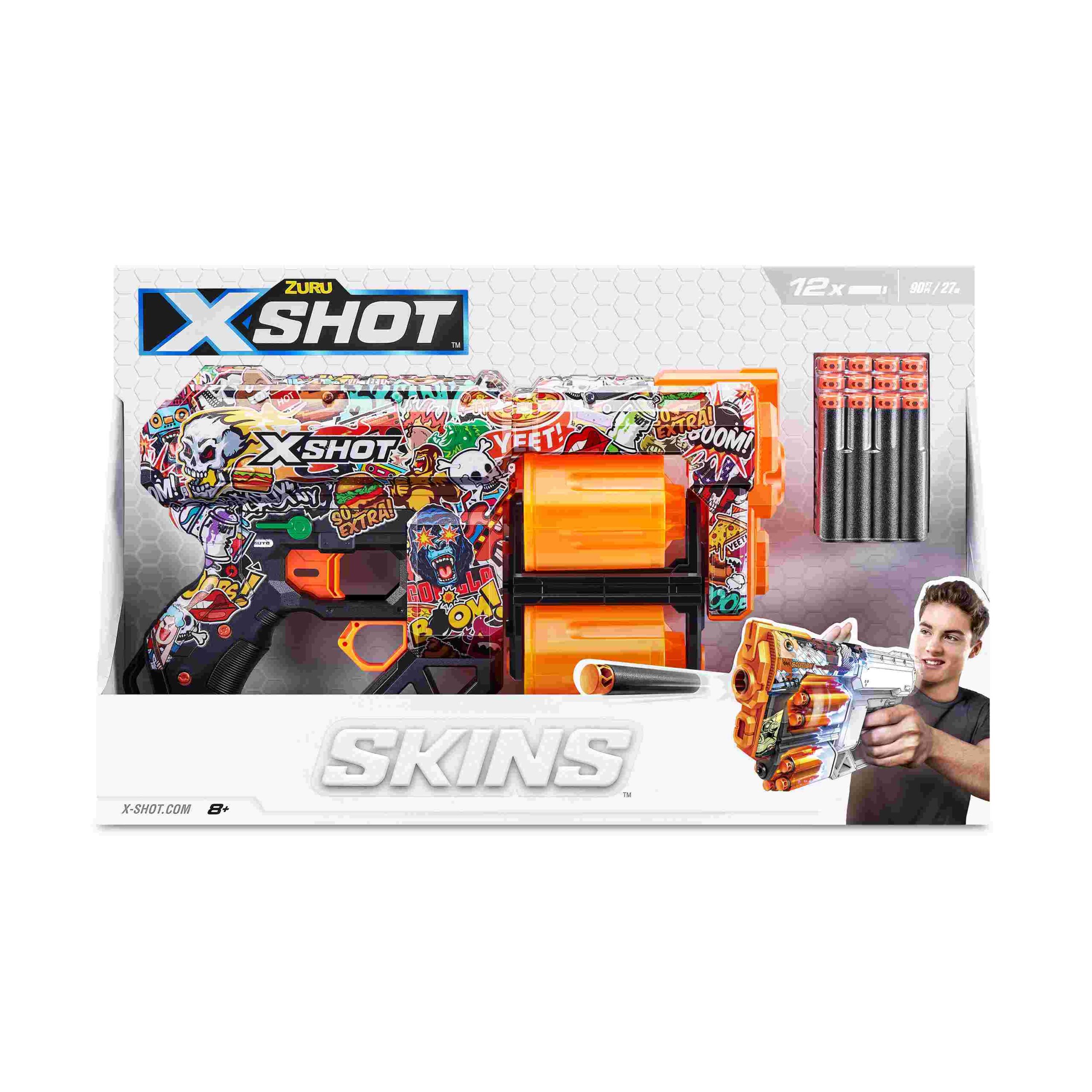 Xshot skins dread(12 darts) - X-SHOT