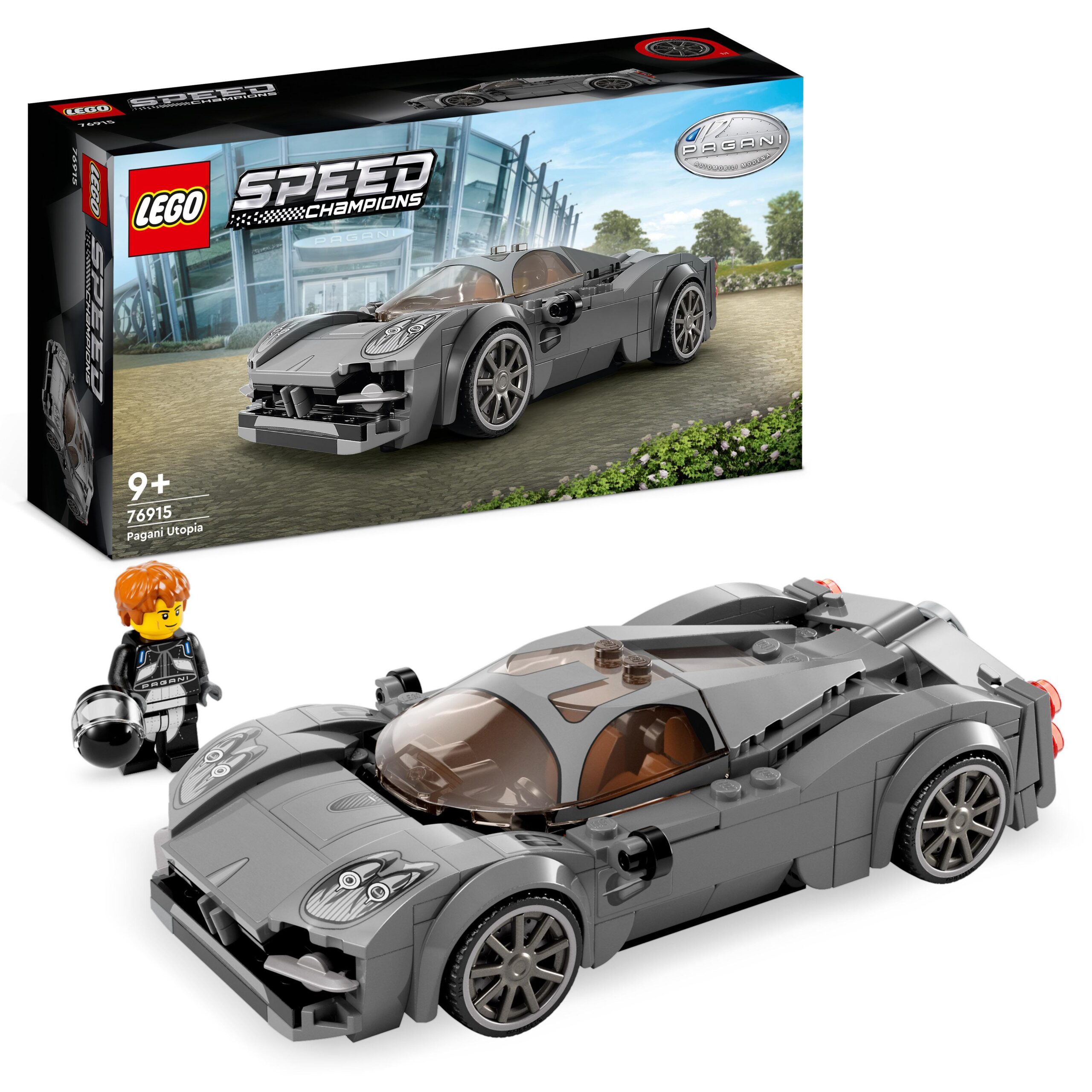 Lego speed champions 76915 pagani utopia, modellino di auto di