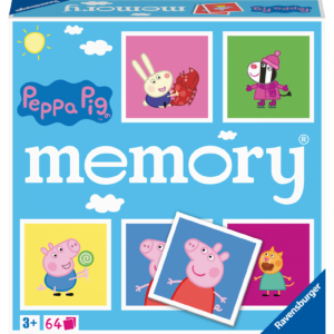 Ravensburger - memory® versione peppa pig, 64 tessere, gioco da tavolo, 3+ anni - PEPPA PIG, RAVENSBURGER