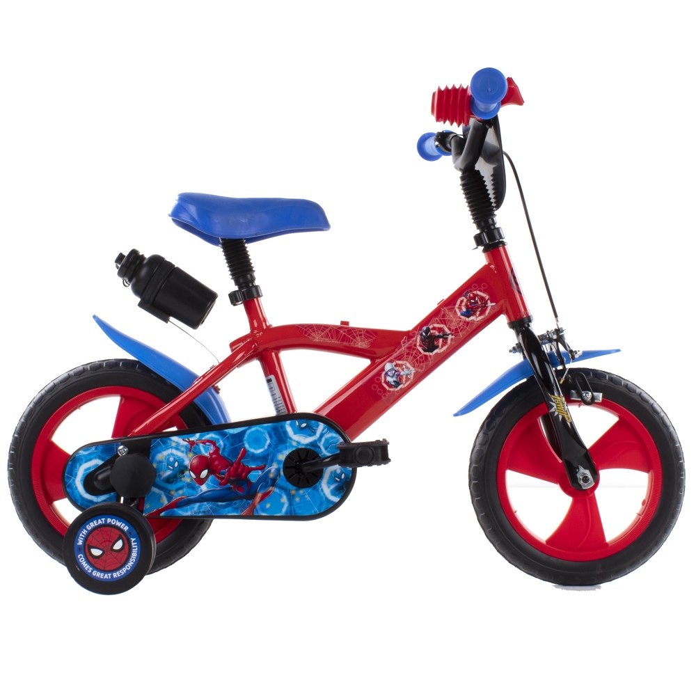 Bicicletta in metallo da 12 pollici di spiderman - adatta per bambini di 2-3 anni - Spiderman