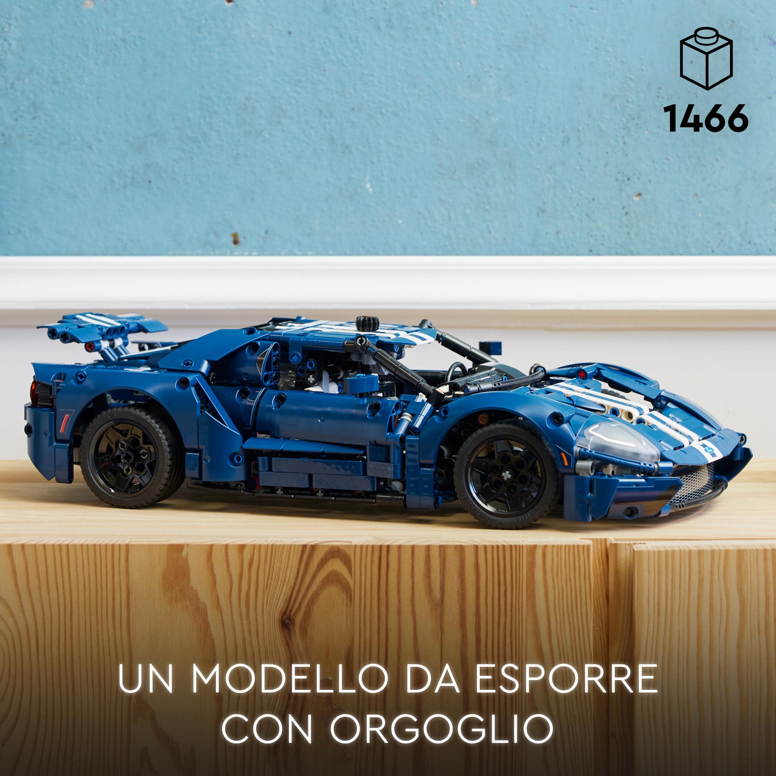 Lego technic 42154 ford gt 2022, kit modellino di auto da costruire per adulti, supercar in scala 1:12, set da collezione - LEGO TECHNIC