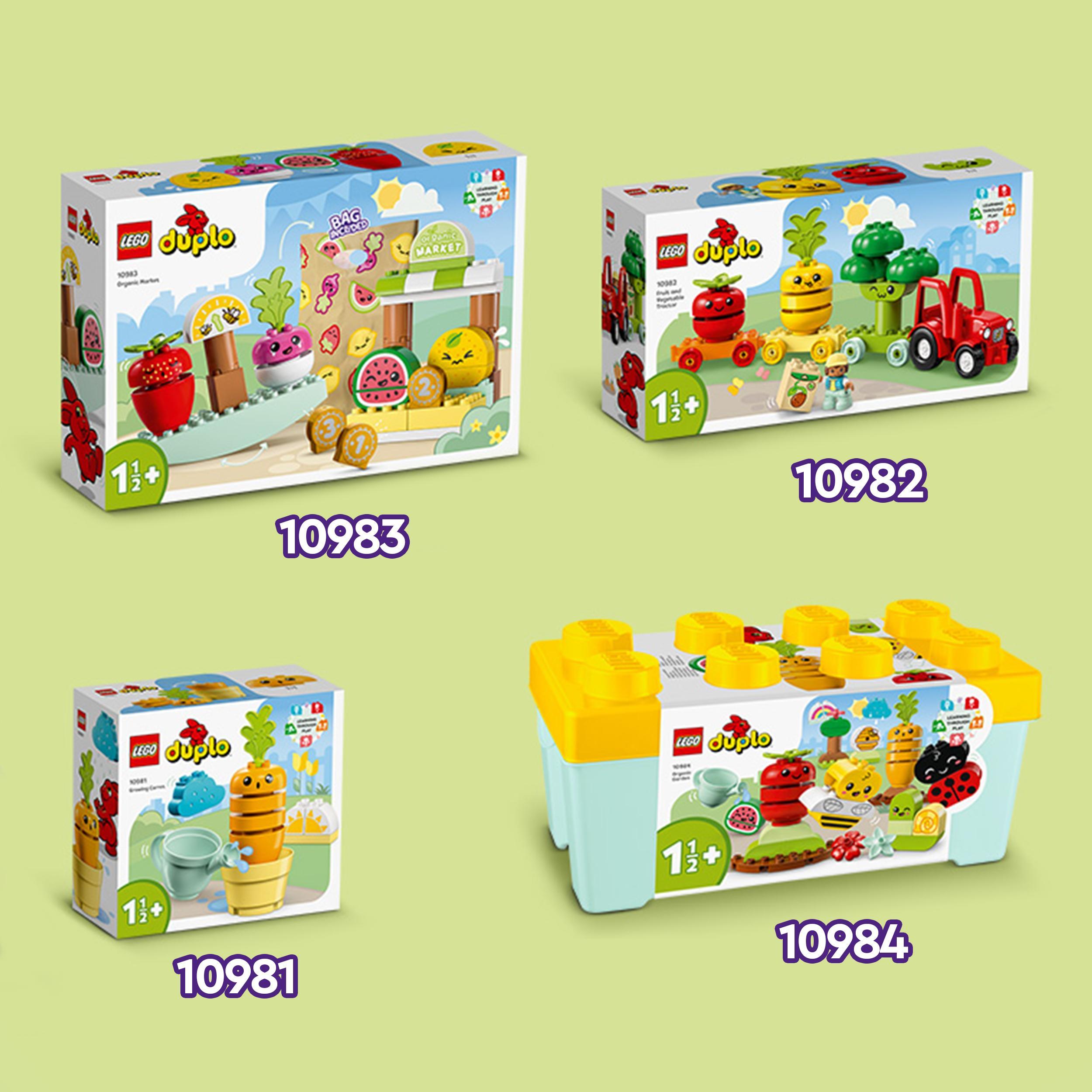 Lego duplo my first 10982 il trattore di frutta e verdura, gioco impilabile  per bambini da 1,5 a 3 anni, giochi educativi - Toys Center