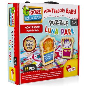 Montessori baby legno puzzle luna park - LISCIANI