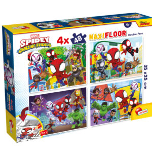 Marvel puzzle df maxi  floor 4 x 48 spidey - LISCIANI, SPIDEY