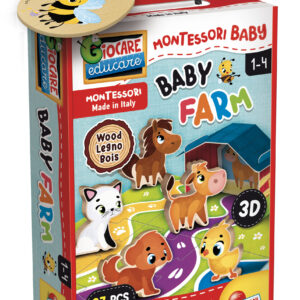Montessori baby legno baby farm - LISCIANI