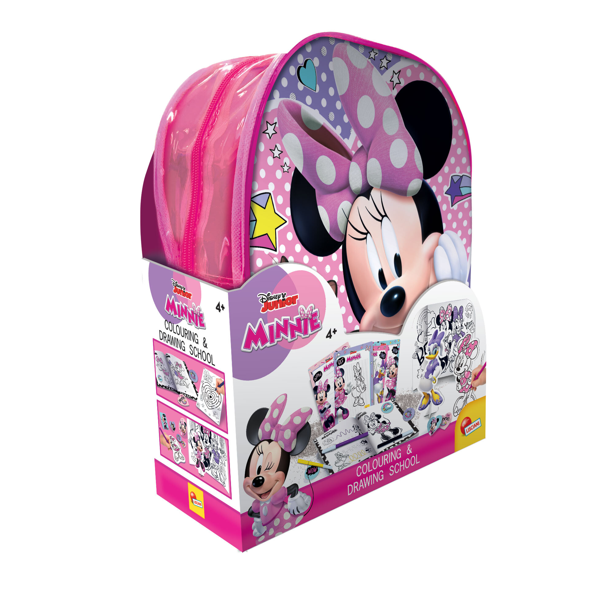 Minnie zainetto coloring and drawing school - LISCIANI, Minnie