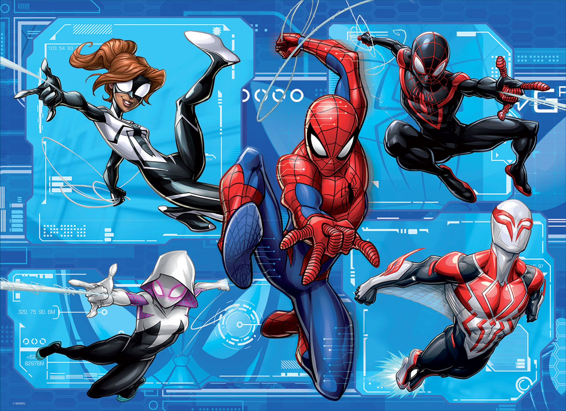 Marvel puzzle df maxi floor 108  spiderman - LISCIANI, Avengers, Spiderman
