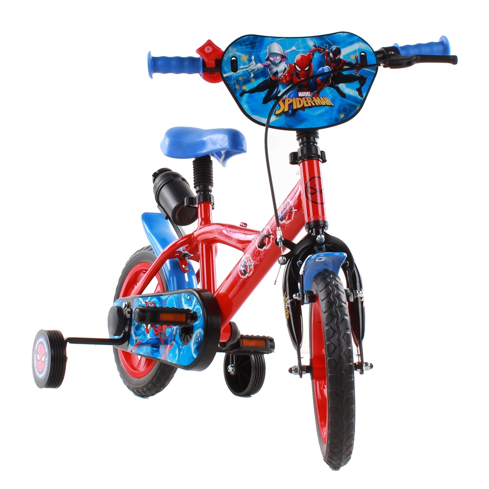 Bicicletta in metallo da 12 pollici di spiderman - adatta per bambini di 2-3 anni - Avengers, Spiderman