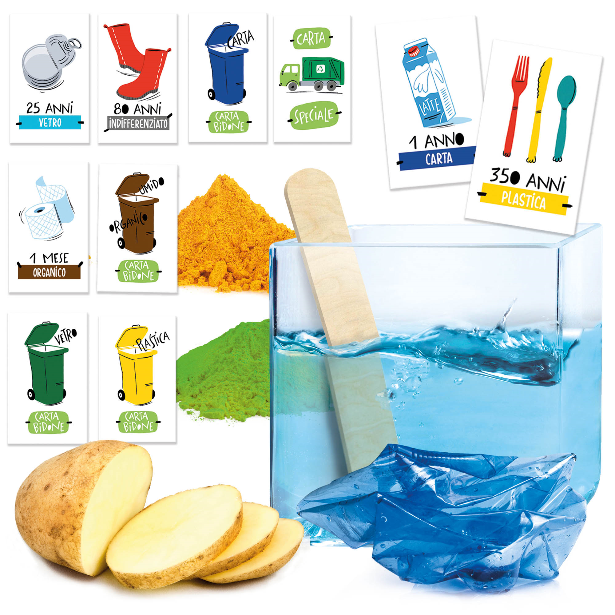 Crea la eco-plastica. scopri i polimeri vegetali! s.t.e.m.	8-12 anni - HEADU