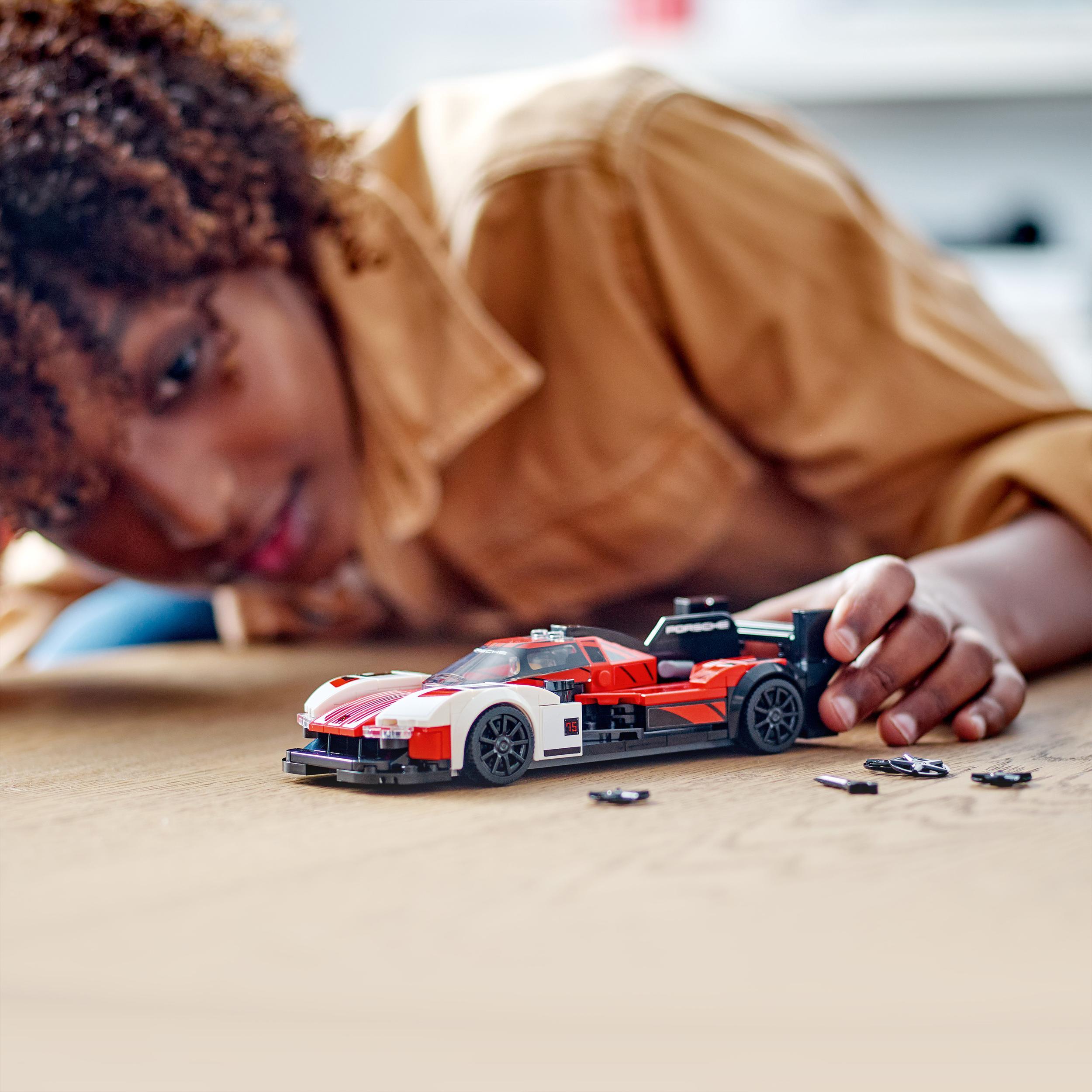 Lego speed champions 76916 porsche 963, modellino auto da costruire, macchina giocattolo per bambini, set da collezione 2023 - LEGO SPEED CHAMPIONS