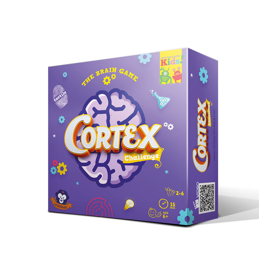 Asmodee - cortex challenge kids, gioco di carte di abilità - 