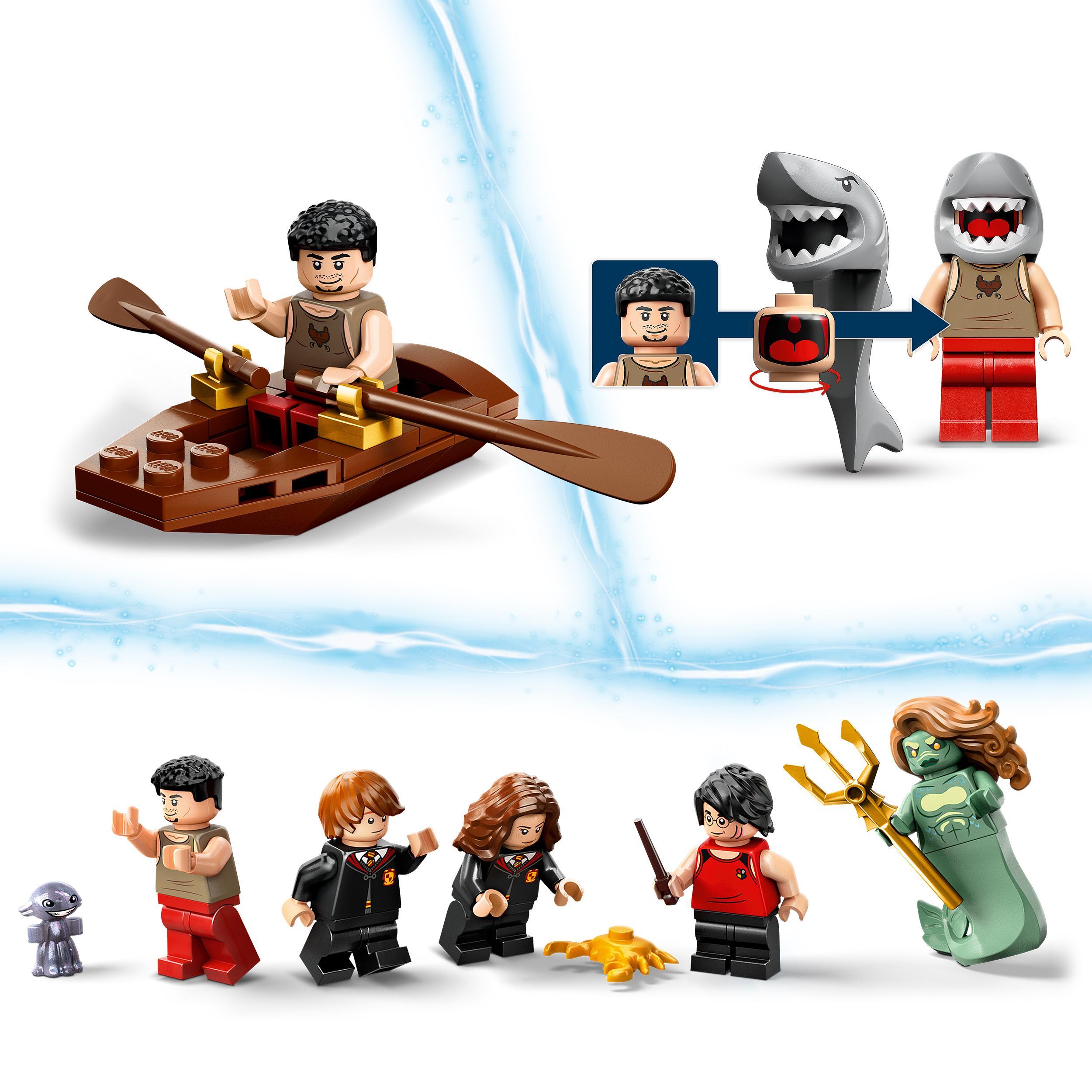 Lego harry potter 76420 torneo dei tremaghi: il lago nero, giochi per bambini e bambine con barca giocattolo e 5 minifigure - Harry Potter, LEGO® Harry Potter™