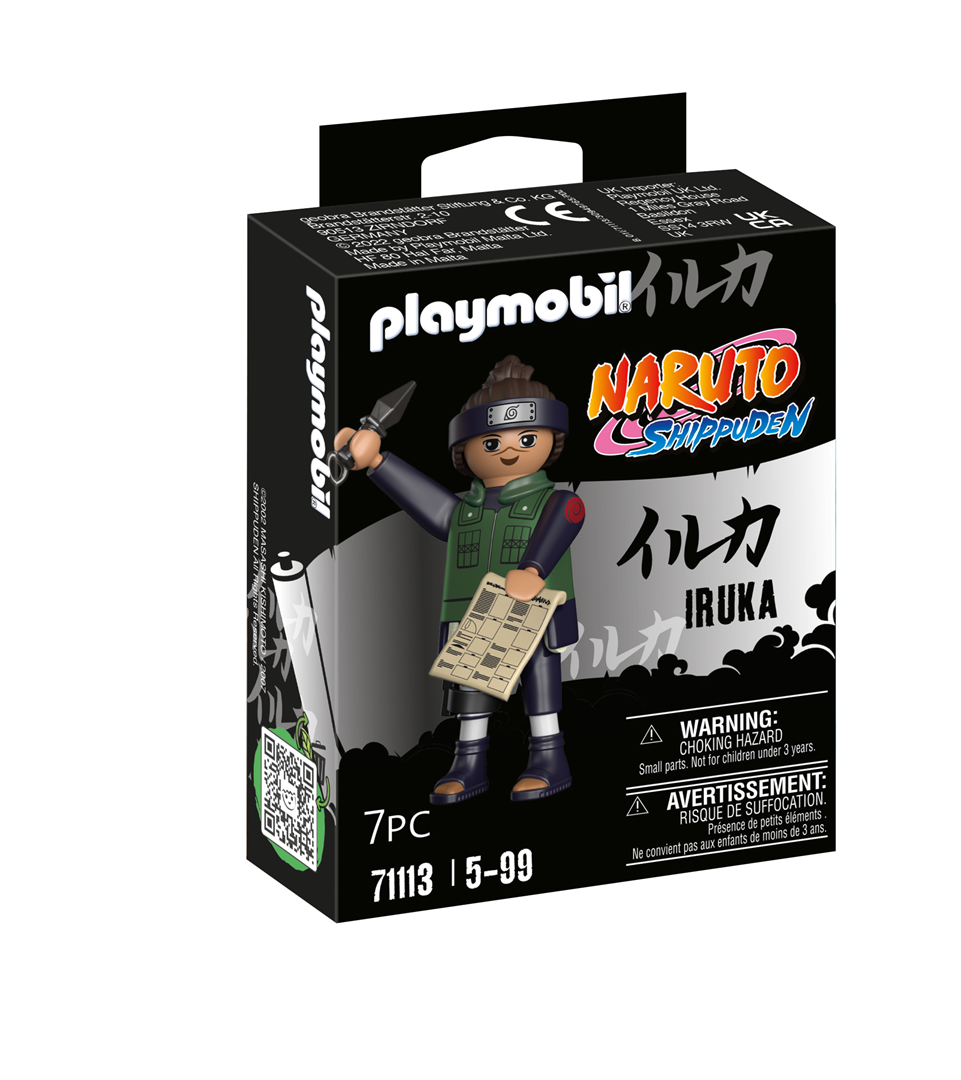 Playmobil naruto shippuden 71113 iruka, dai 5 anni in su - Playmobil