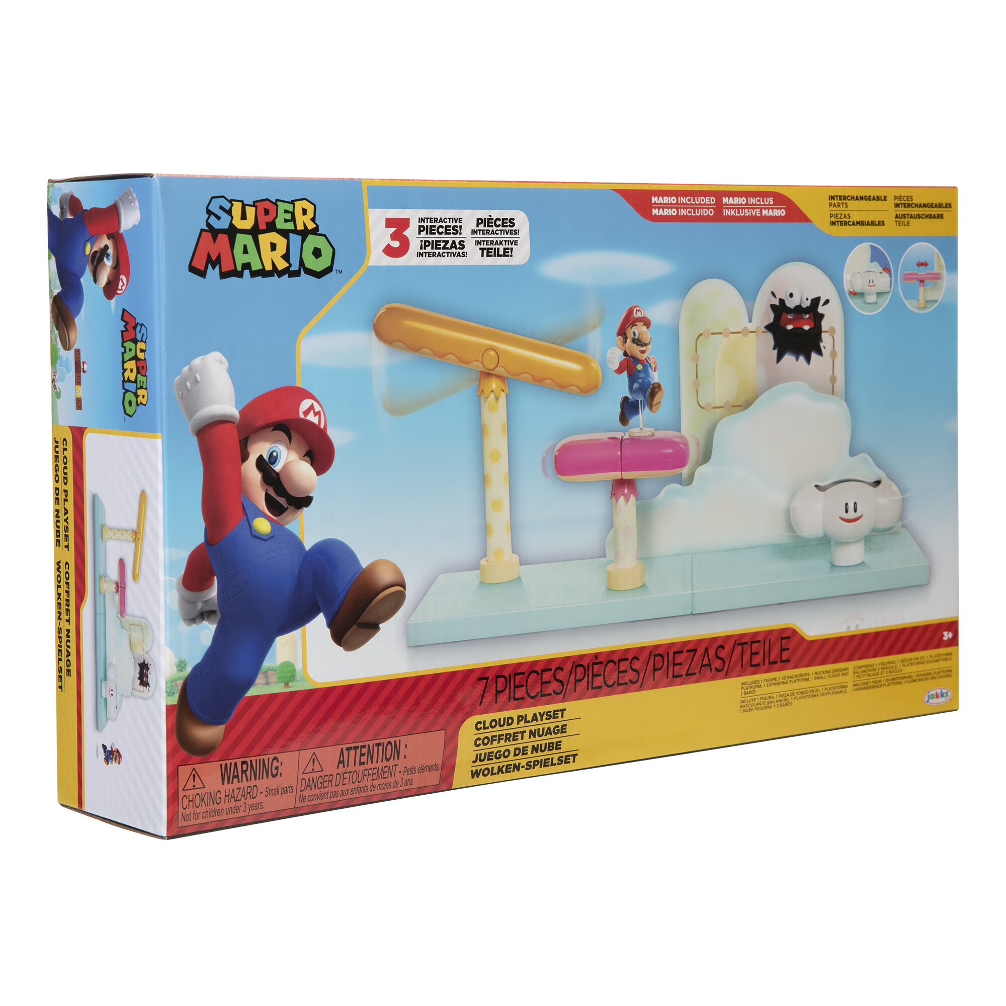 Nintendo super mario playset cloud con personaggo articolato 6 cm - Toys  Center