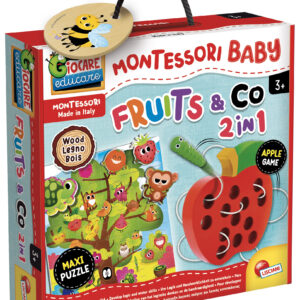 Montessori baby legno fruits & co 2 in 1 - LISCIANI