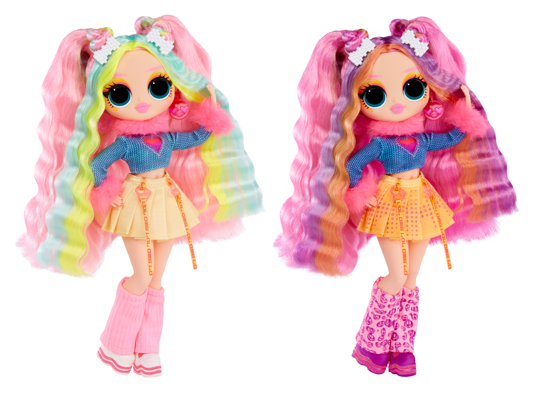 Lol surprise omg sunshine makeover fashion doll: bubblegum dj. bambola cambia colore, numerose sorprese e accessori favolosi - LOL