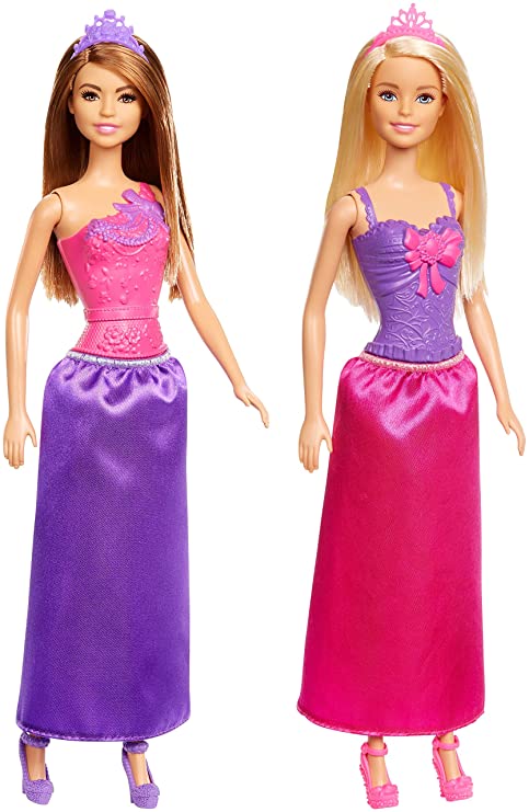 Barbie basic princess doll. queste belle bambole di principessa barbie indossano un abito splendido per occasioni reali! - MATTEL GAMES