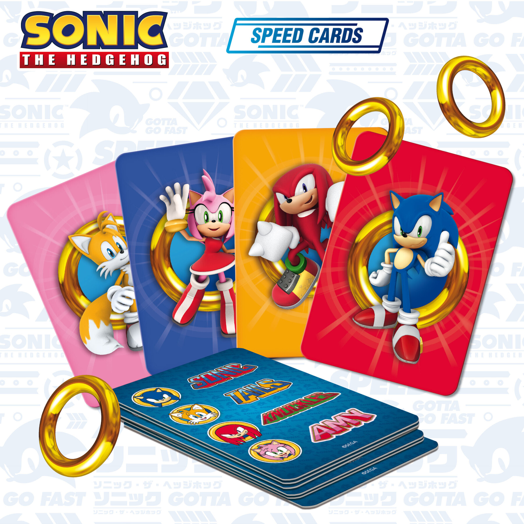Sonic cards games - LISCIANI, Sonic