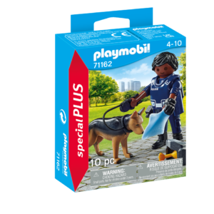 Playmobil special plus 71162 agente con cane poliziotto per bambini dai 4 anni in su - Playmobil