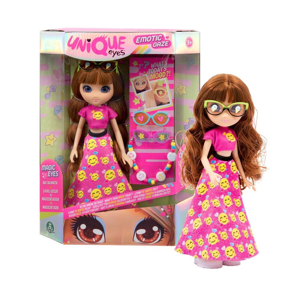 Unique eyes emotic gaze sophia - con i nuovi occhiali potrai scegliere lo stato d'animo della tua bambola preferita - UNIQUE EYES