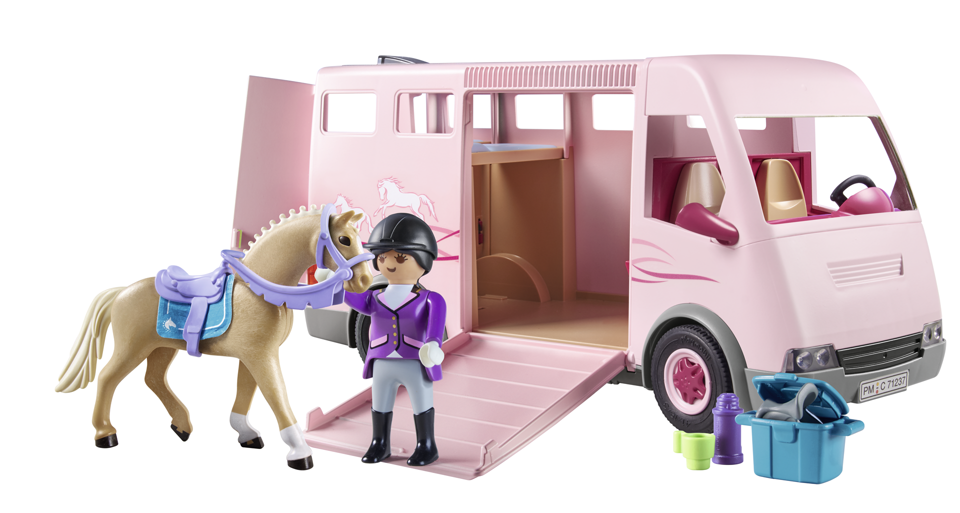 Playmobil country 71237 trasporto cavalli per bambini dai 4 anni in su - Playmobil