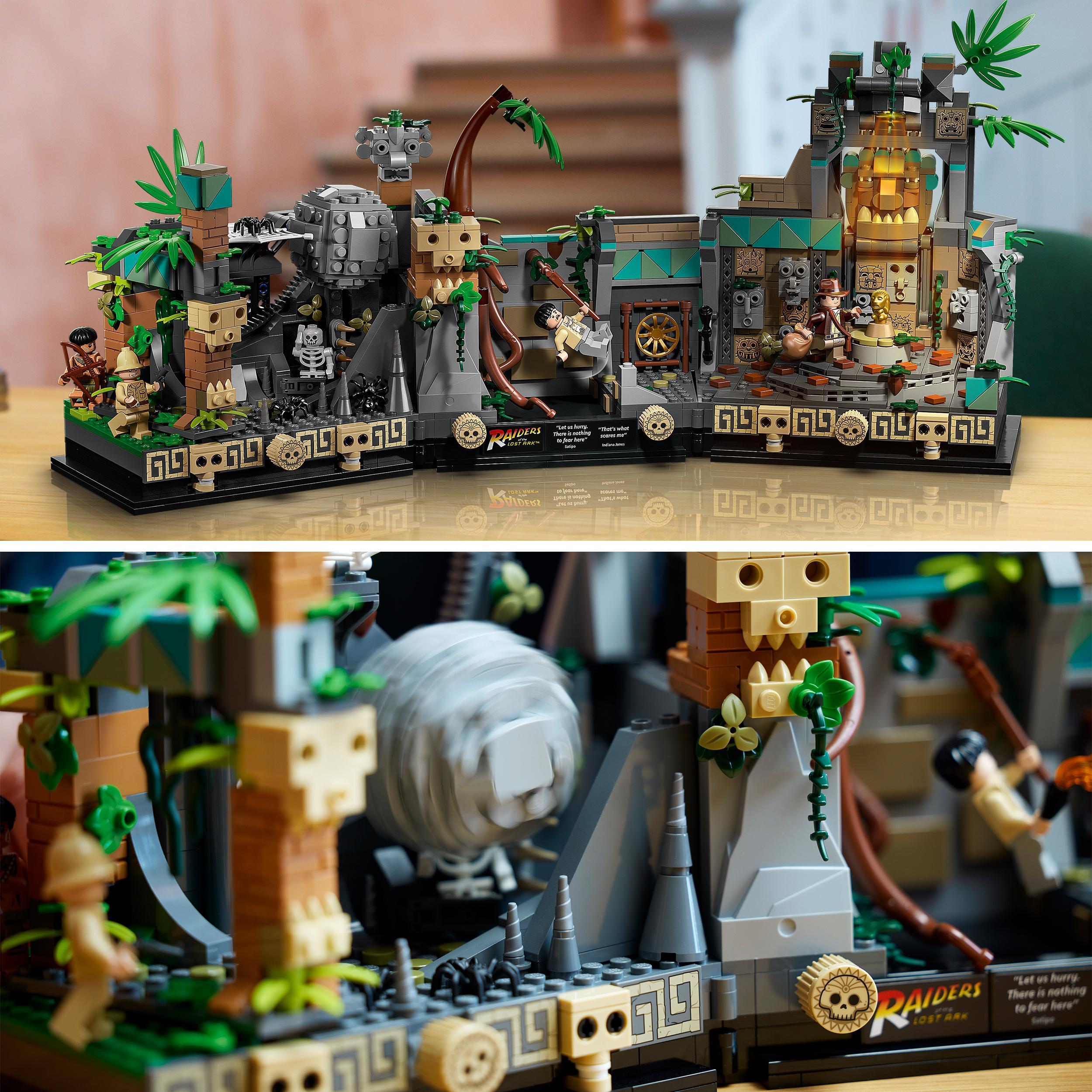 Lego indiana jones 77015 il tempio dell'idolo d'oro, kit di costruzione per  adulti, set dal film i predatori dell'arca perduta - Toys Center