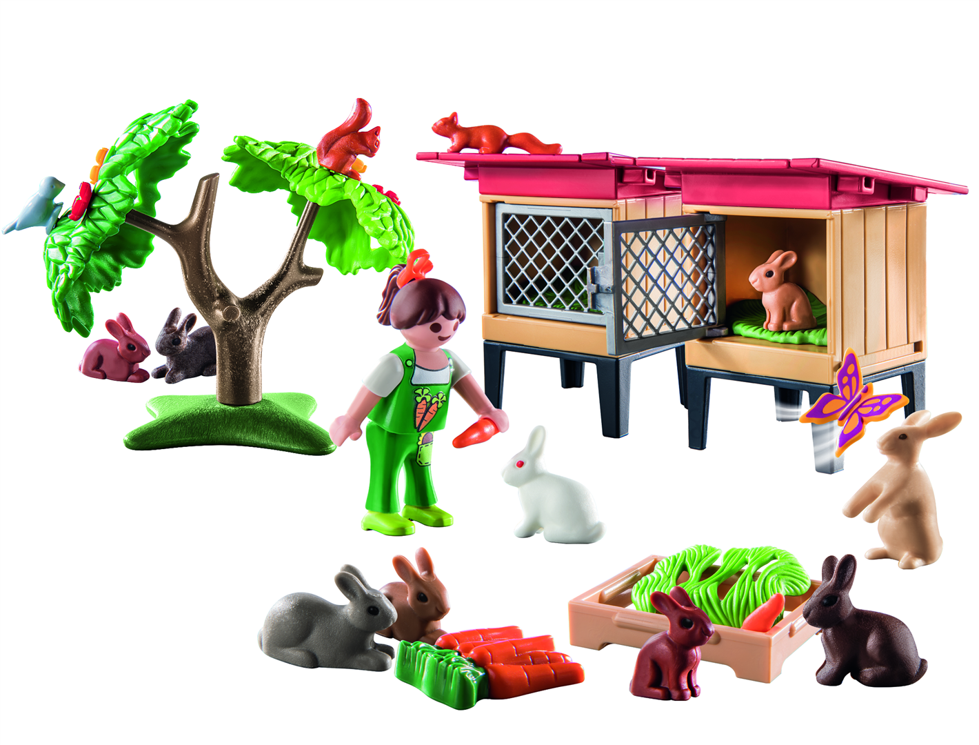 Playmobil country 71252 recinto dei conigli per bambini dai 4 anni in su - Playmobil