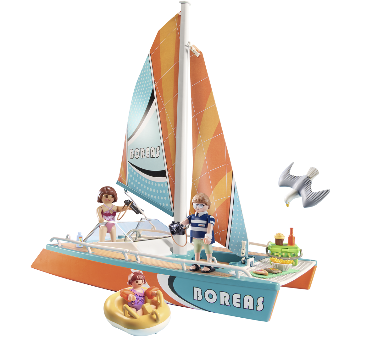 Playmobil family fun 71043 promo pack catamarano per bambini dai 4 anni in su - Playmobil