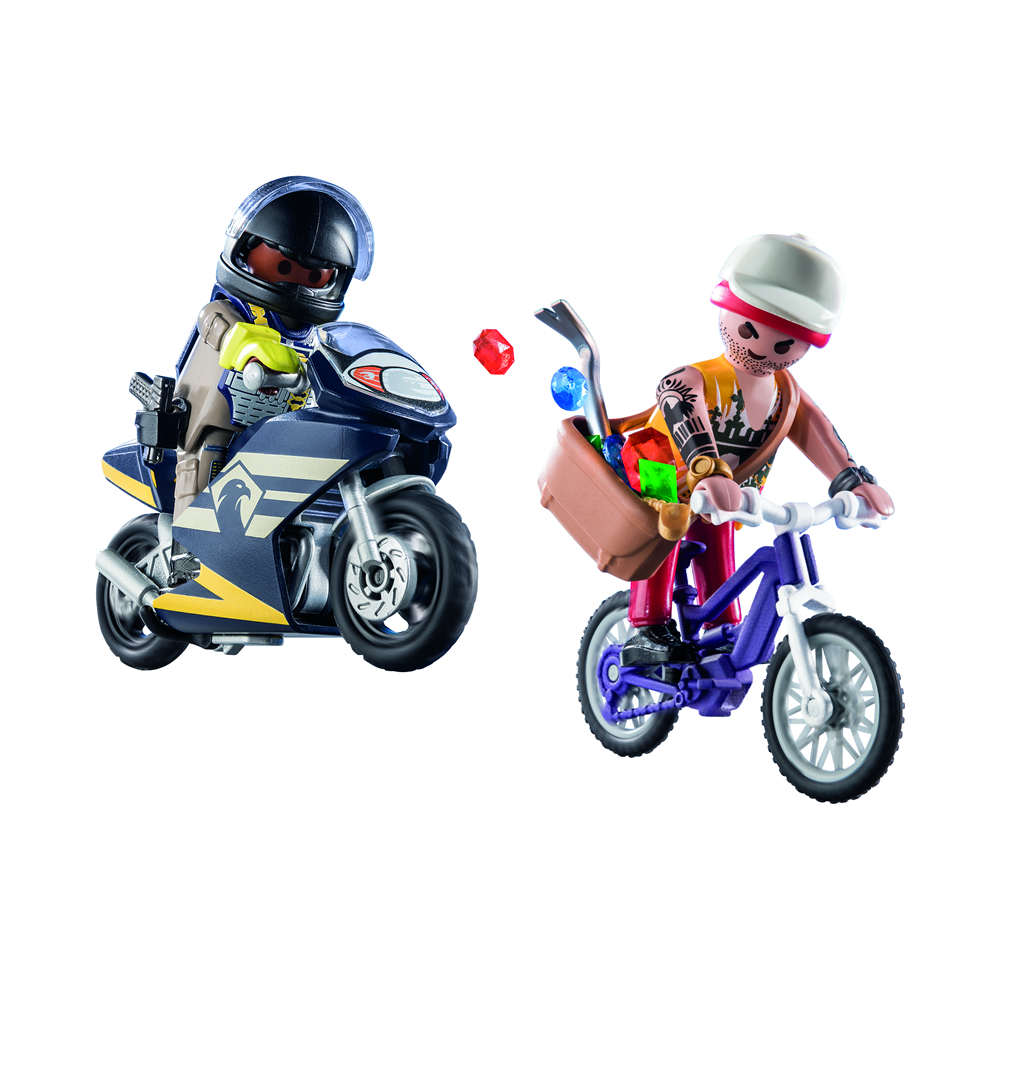 Playmobil 71255: starter pack forze speciali e ladro giocattolo per bambini dai 4 anni - Playmobil